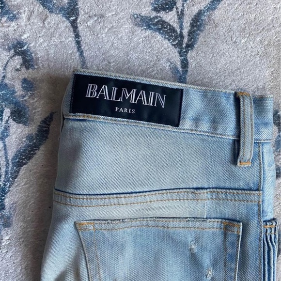 Balmain Moto Jeans (MEN) - Picture 10 of 10